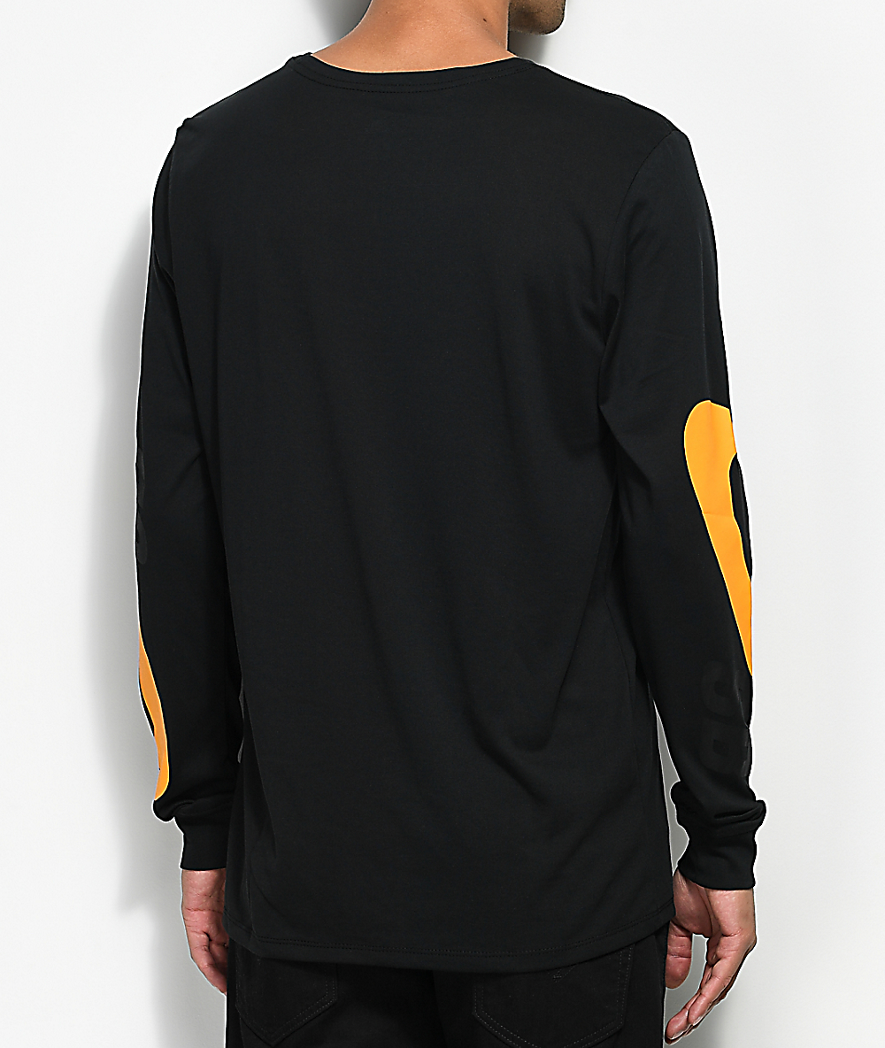 orange nike long sleeve shirt