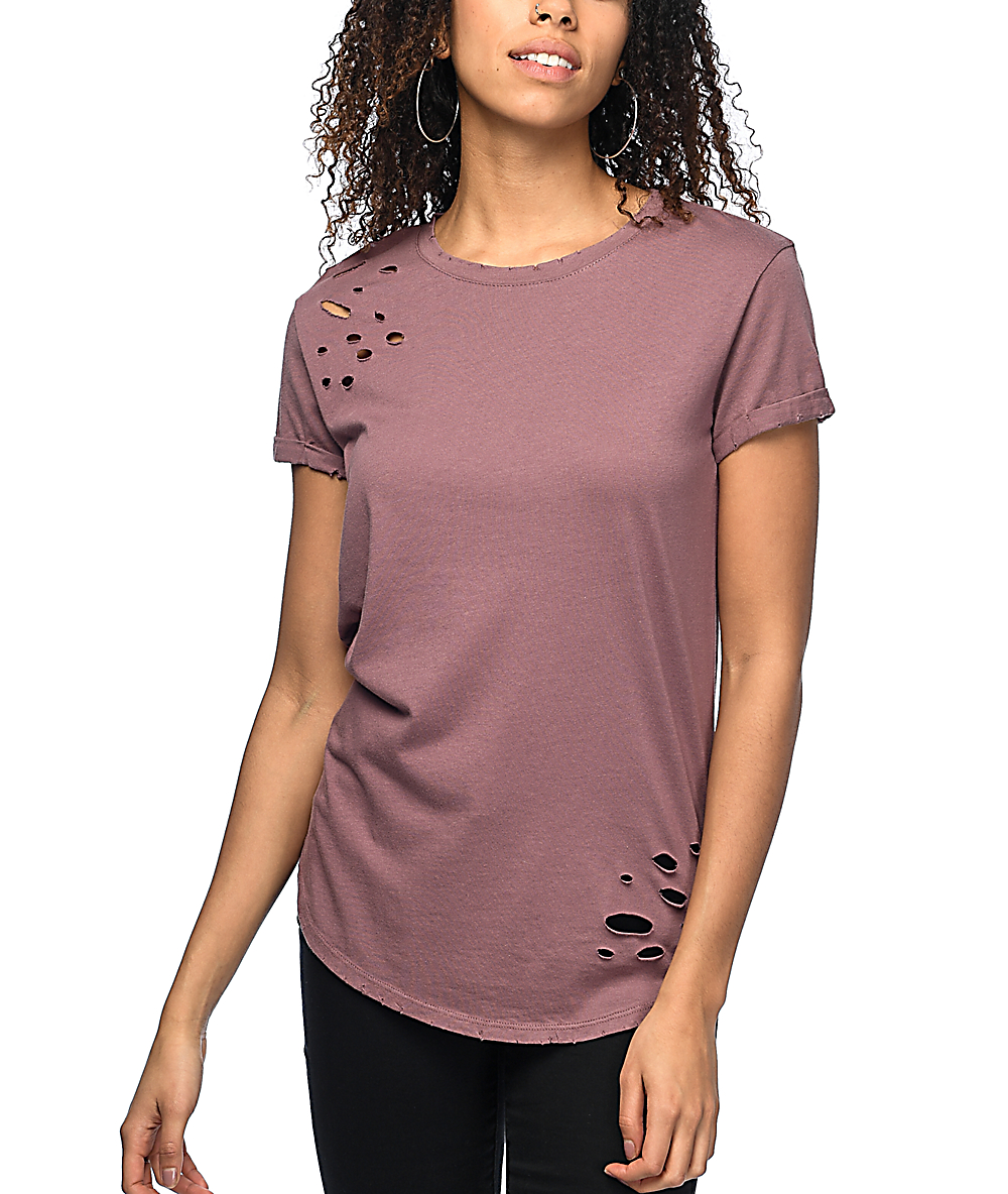 camiseta rota hombre