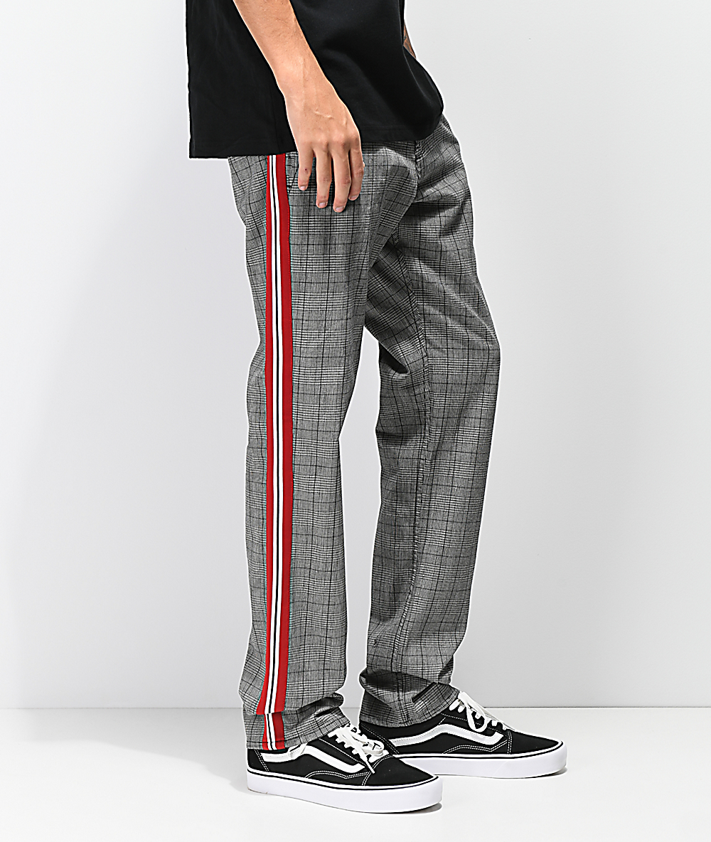 plaid chino pants