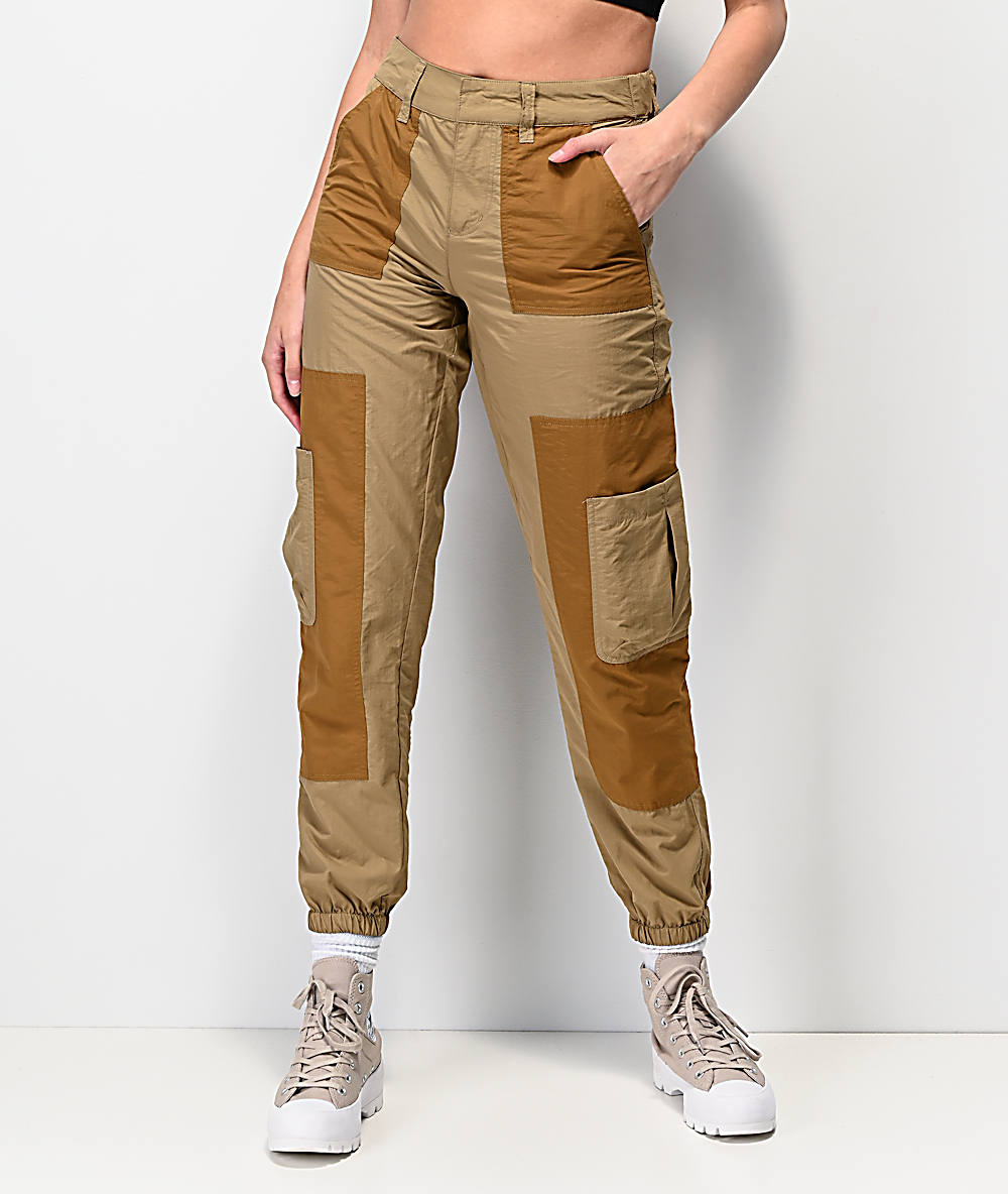 zumiez khaki joggers