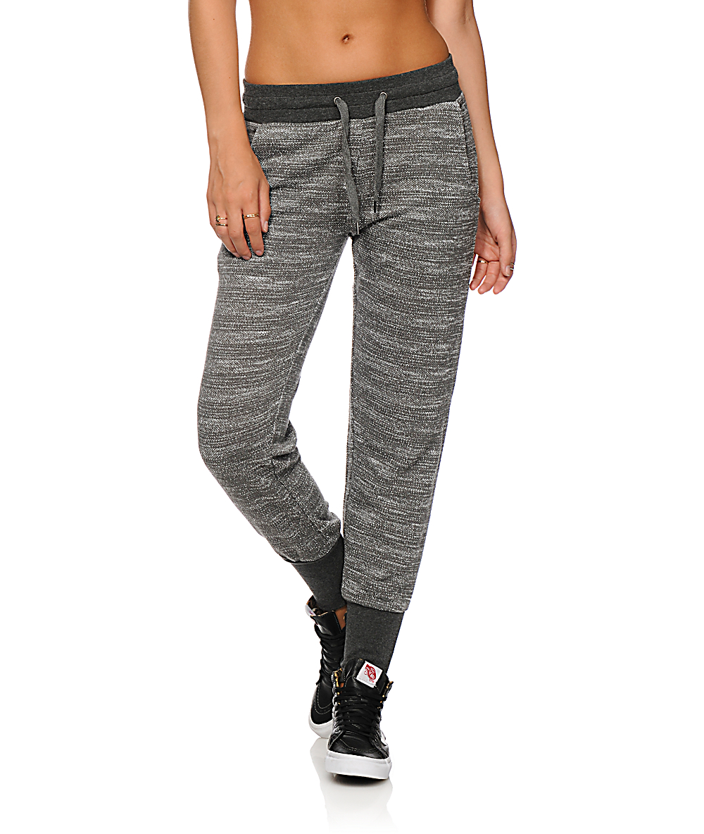 zip bottom joggers