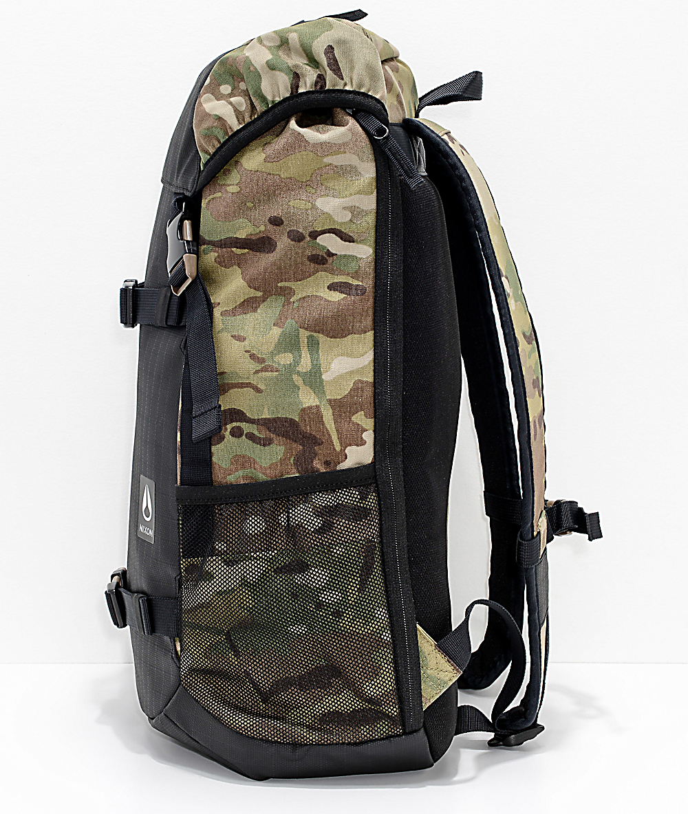 nixon camo backpack