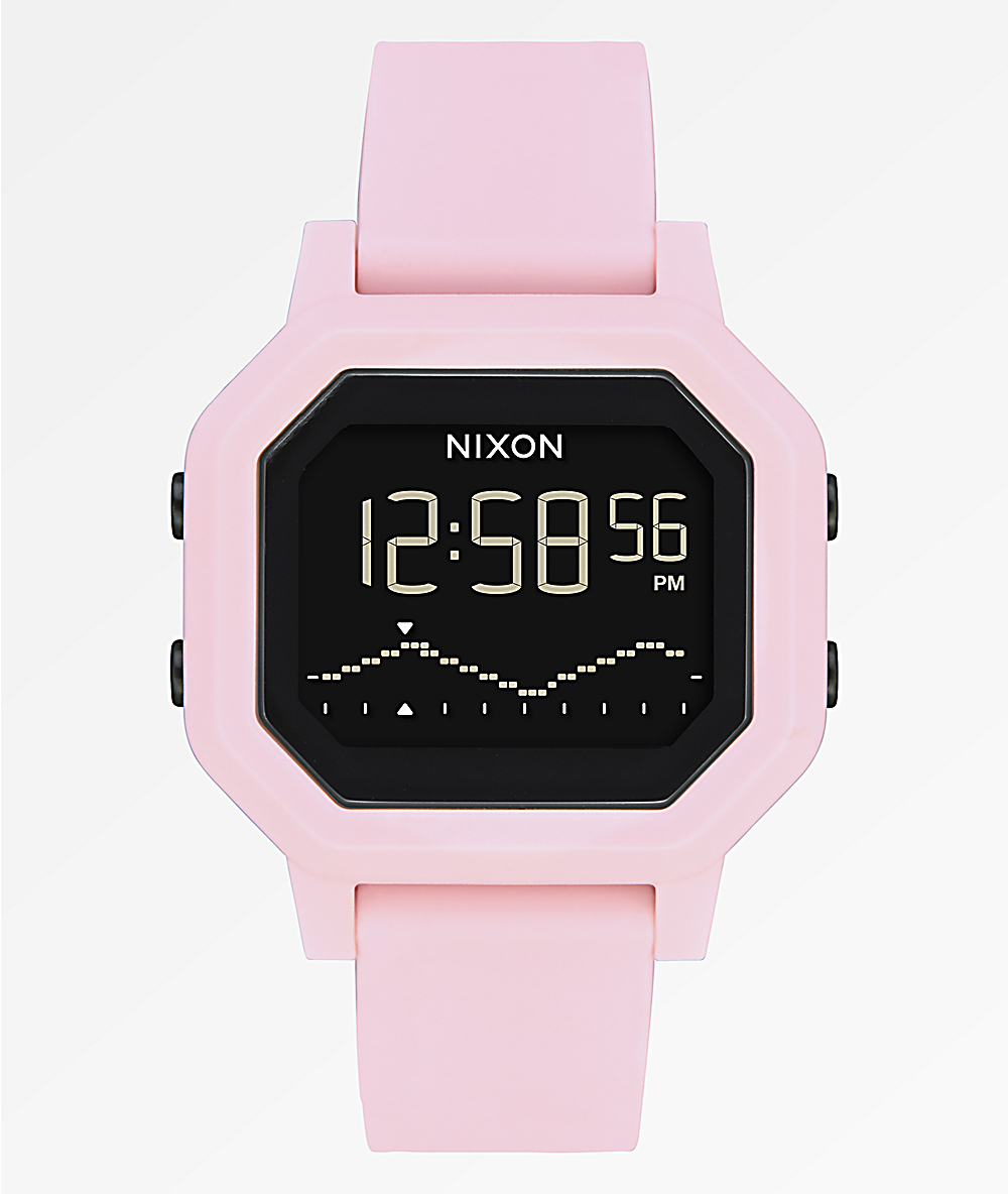 pink watch digital