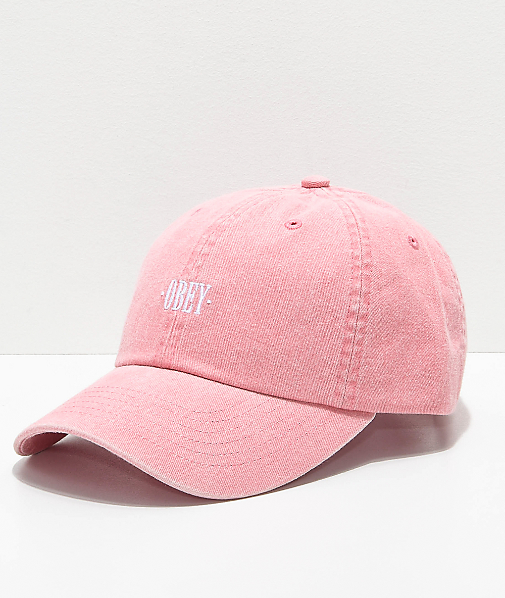 pale pink dad hat