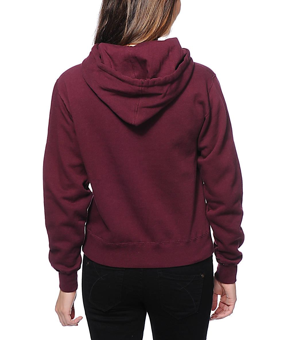 Obey Day Of The Dead Maroon Pullover Hoodie | Zumiez