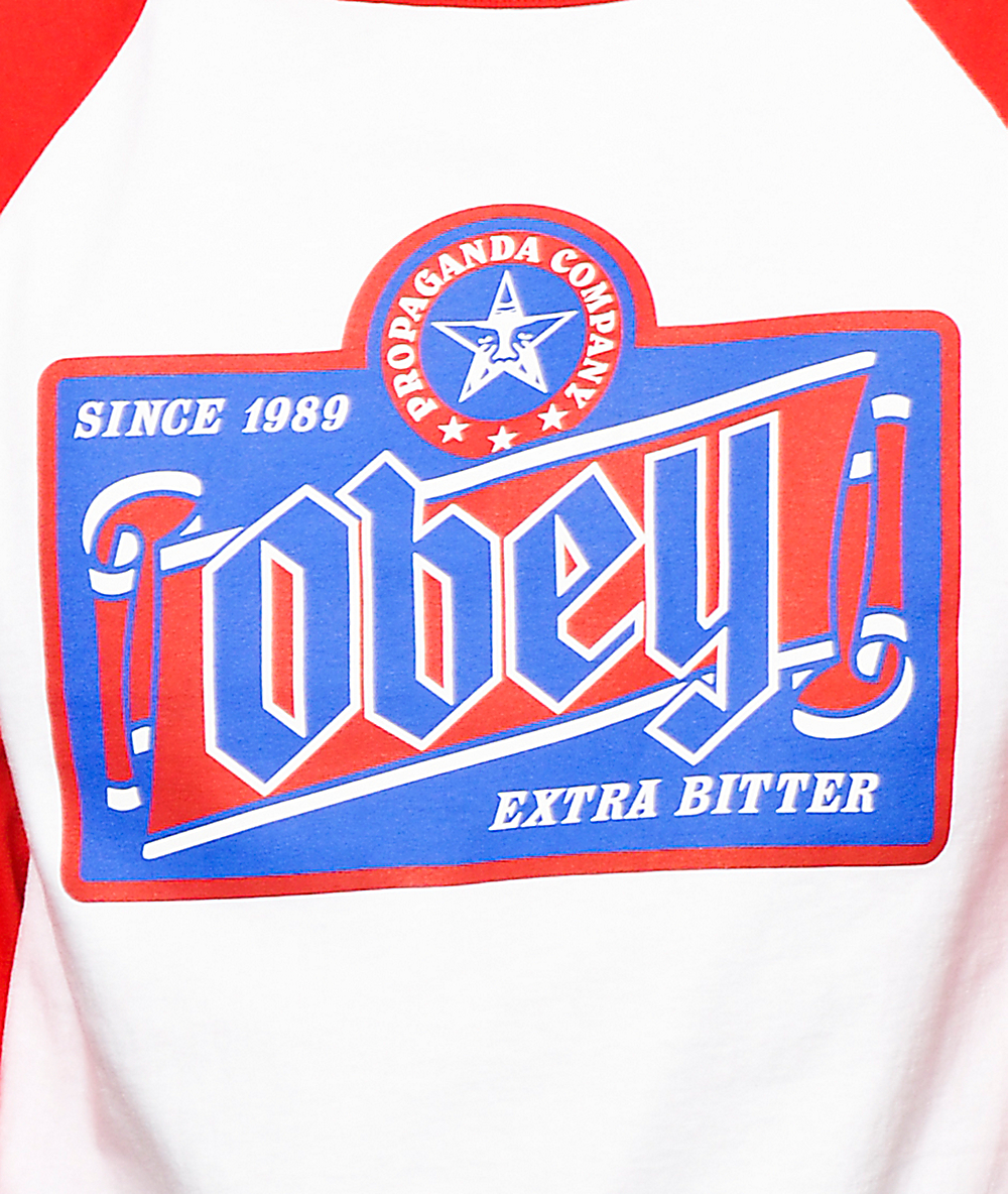 Obey Extra Bitter Baseball T-Shirt | Zumiez