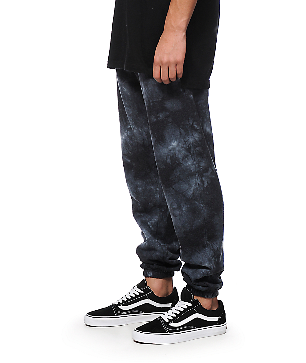 tie dye sweatpants mens