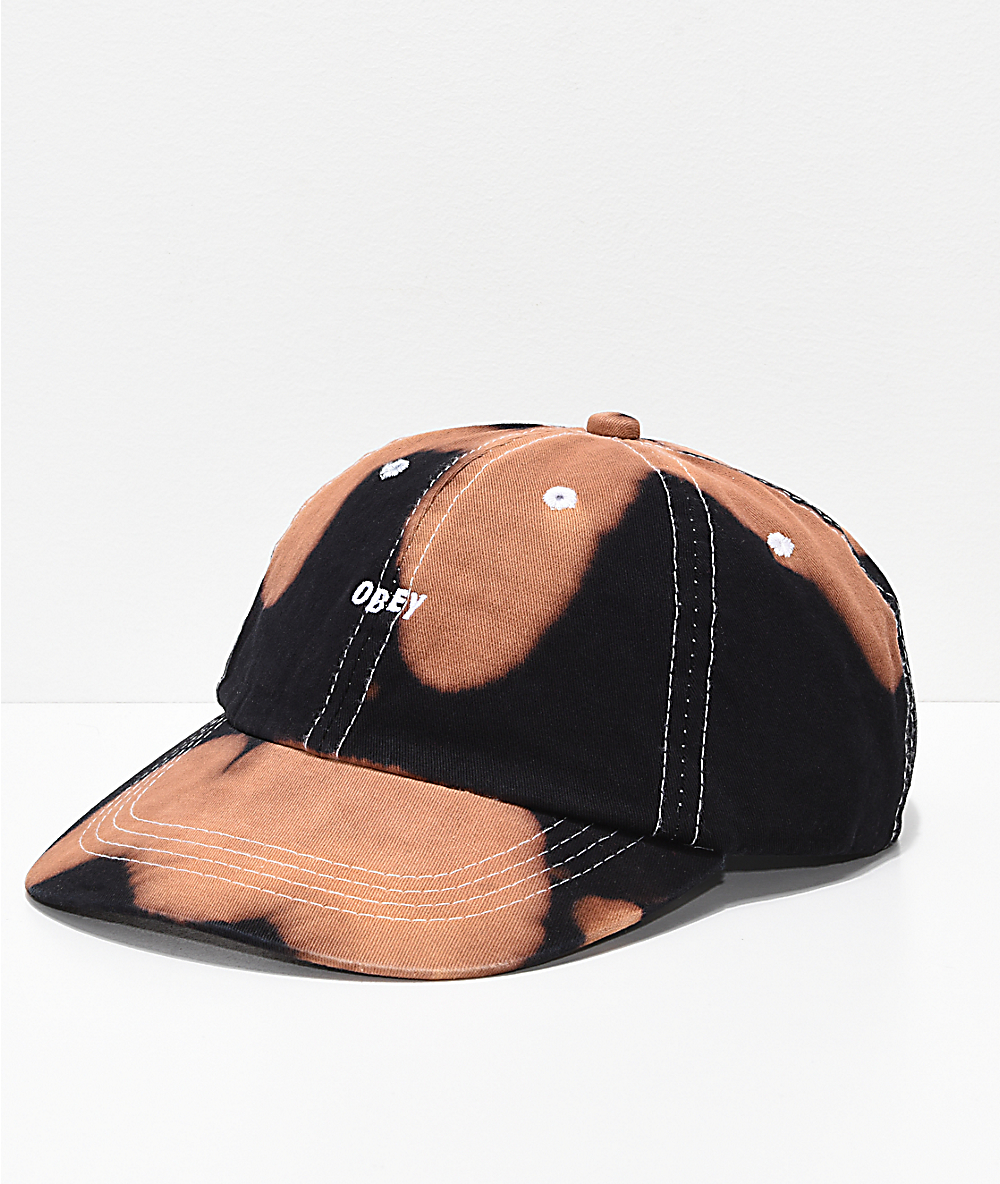 bleached baseball cap