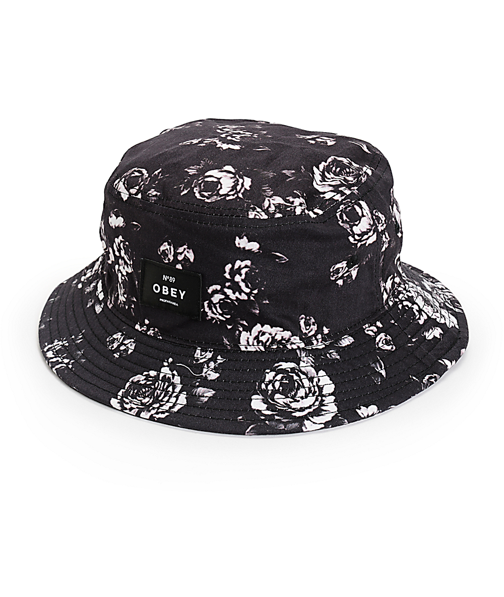 obey bucket hat floral