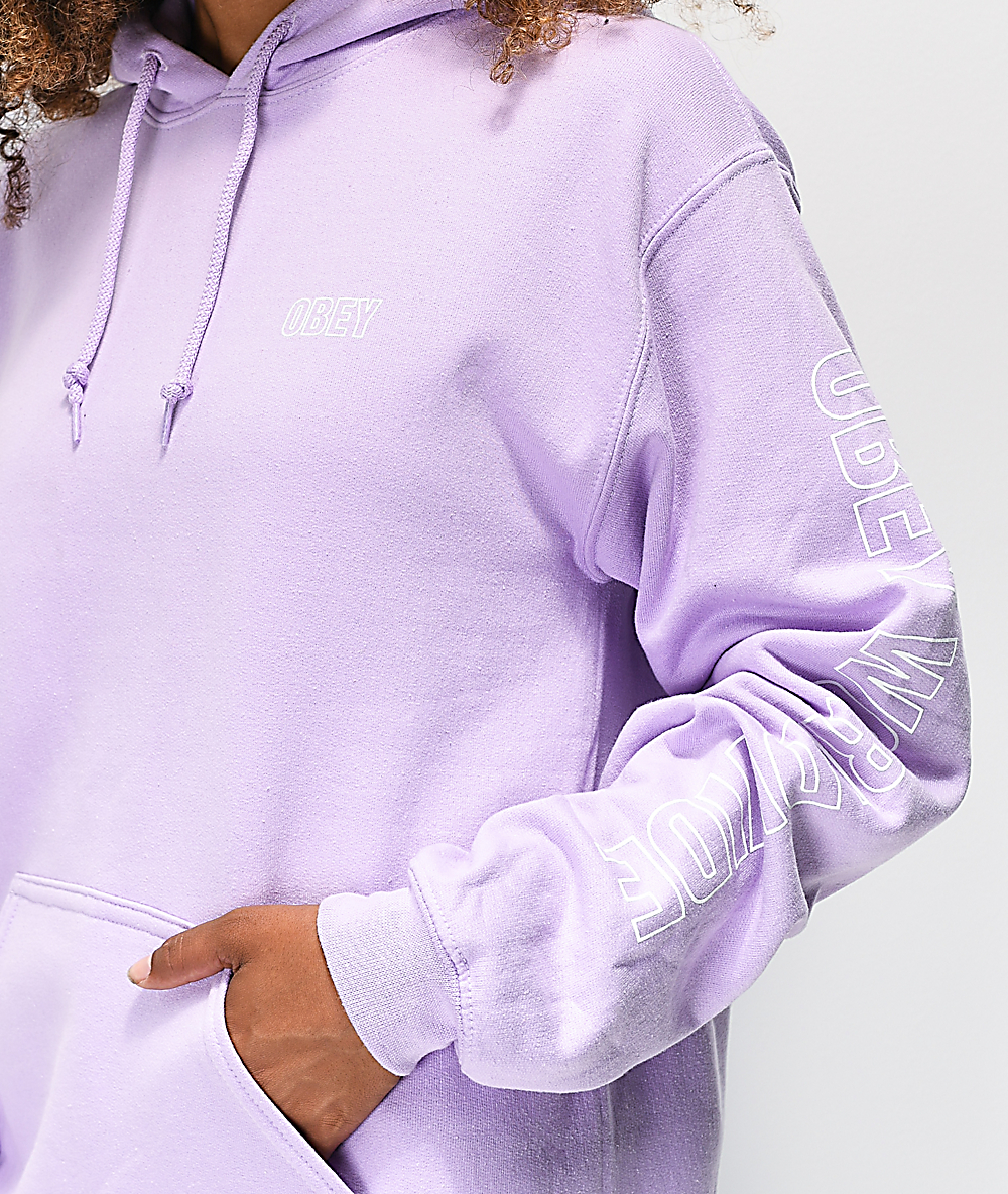 lavender color sweatshirt