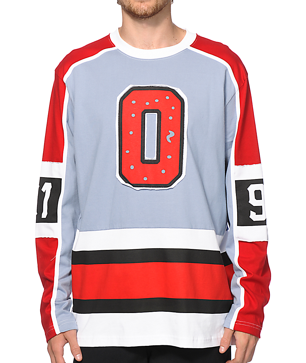 large hockey jersey