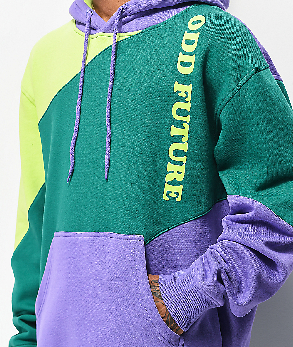 green odd future hoodie