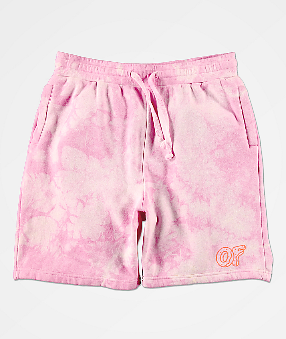 pink sweat shorts