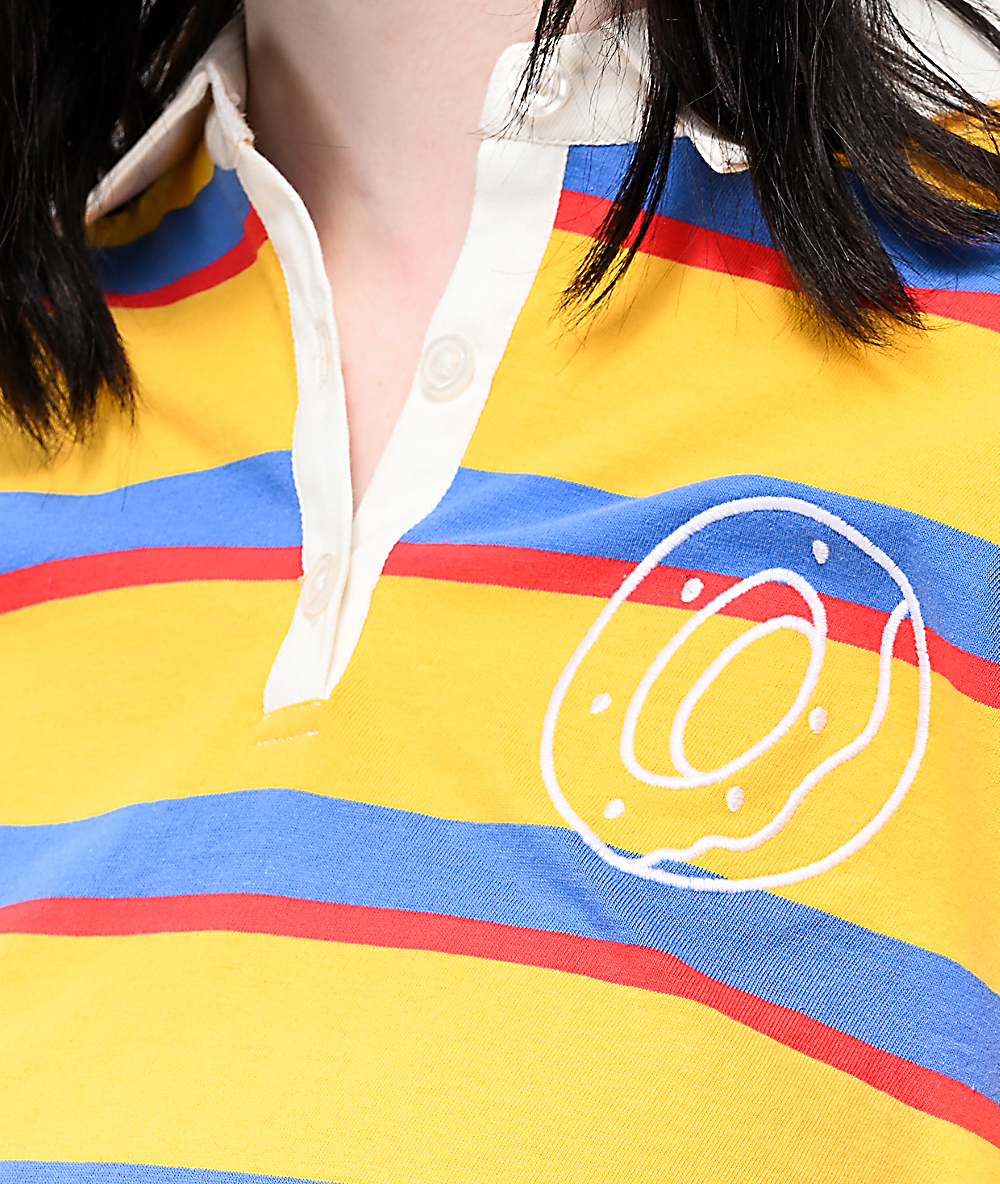 polo manga larga amarillo