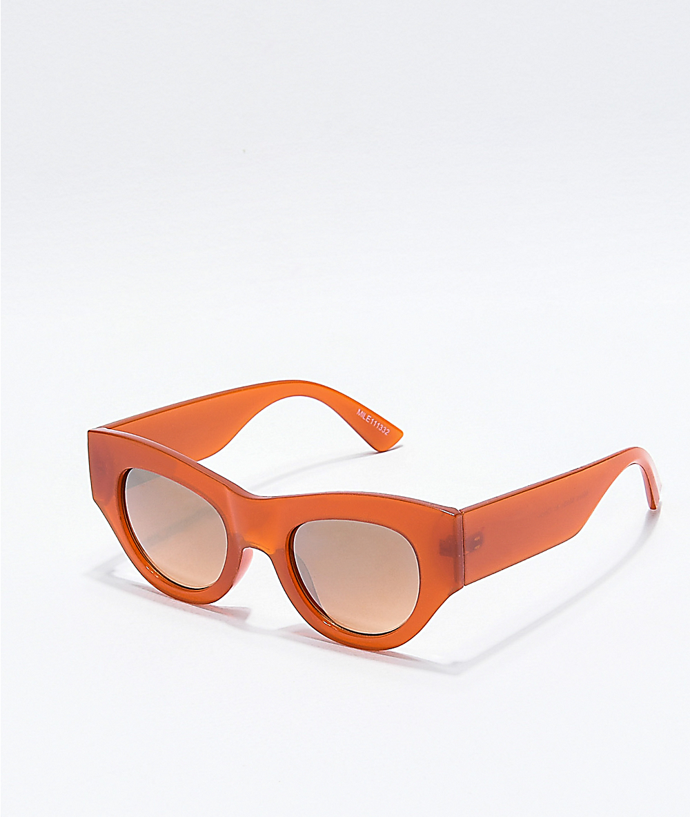 burnt orange sunglasses