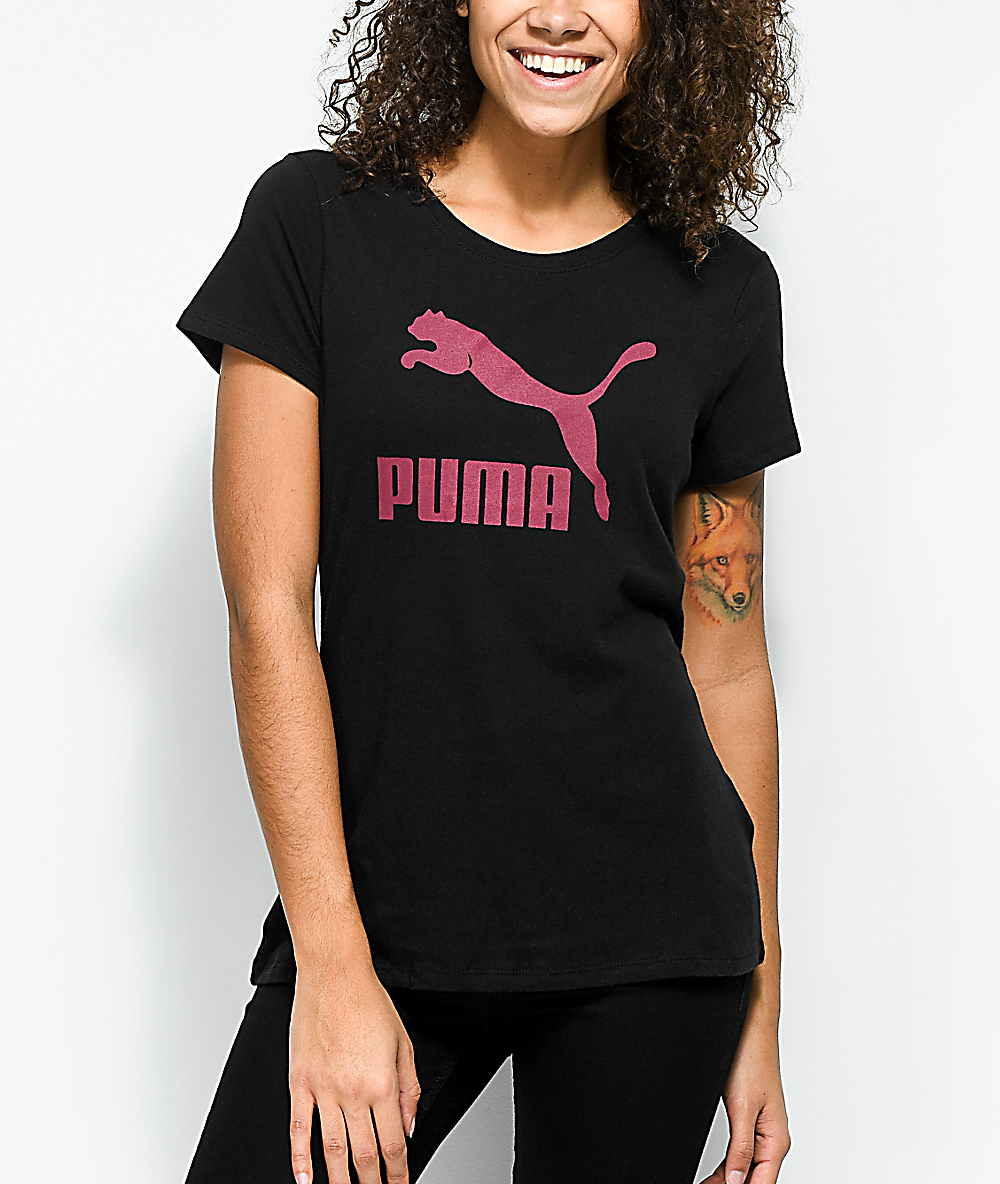 puma burgundy shirt