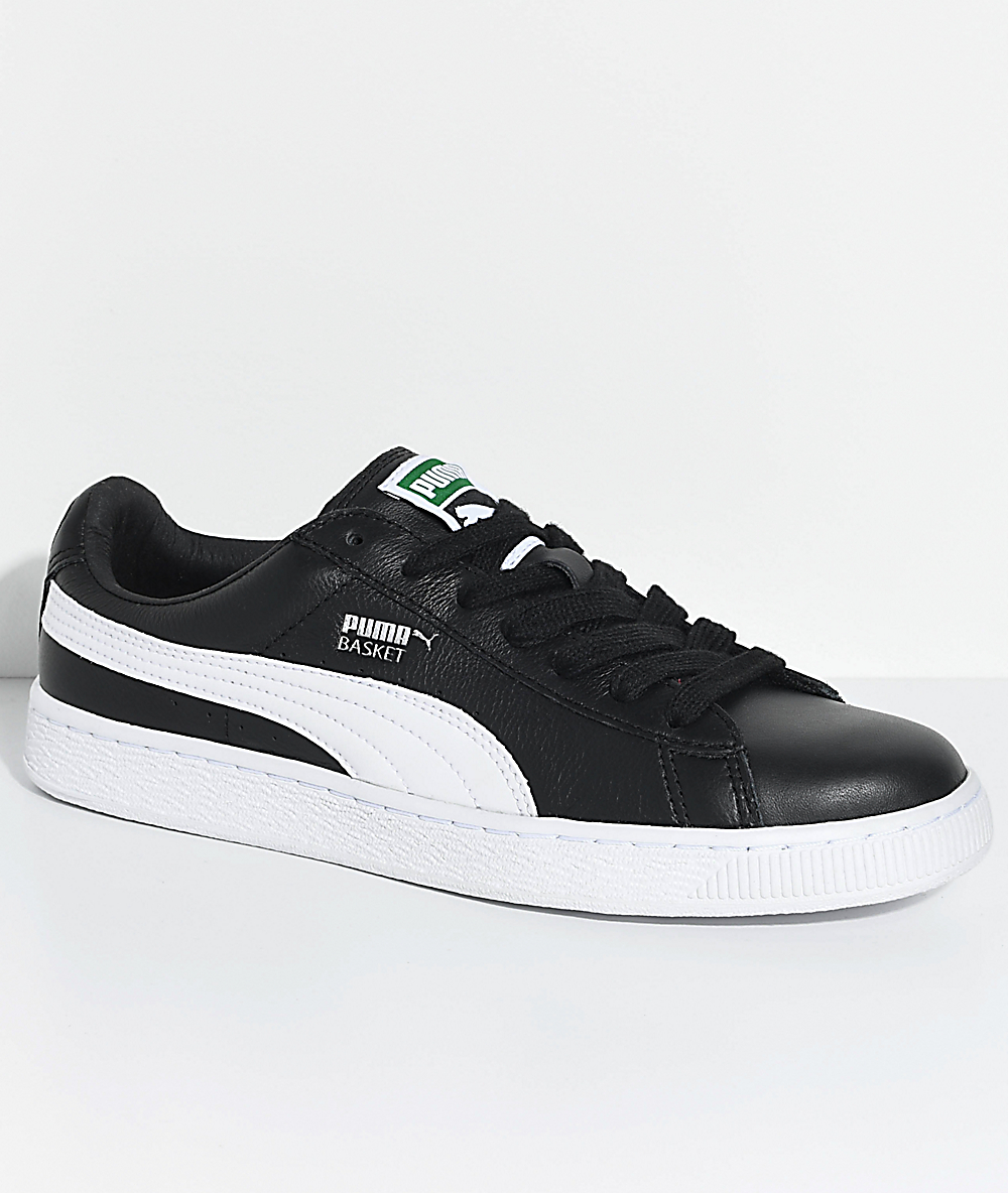 puma basket negro