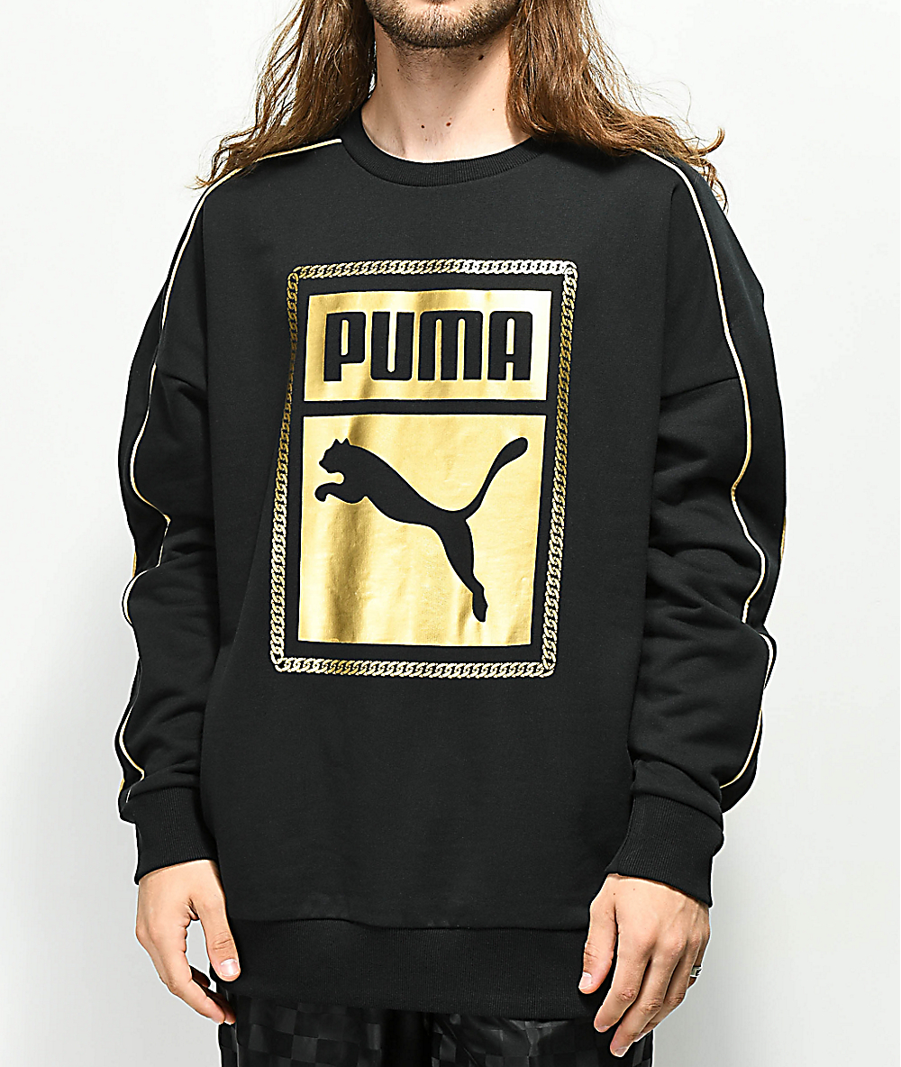 sudadera puma negra