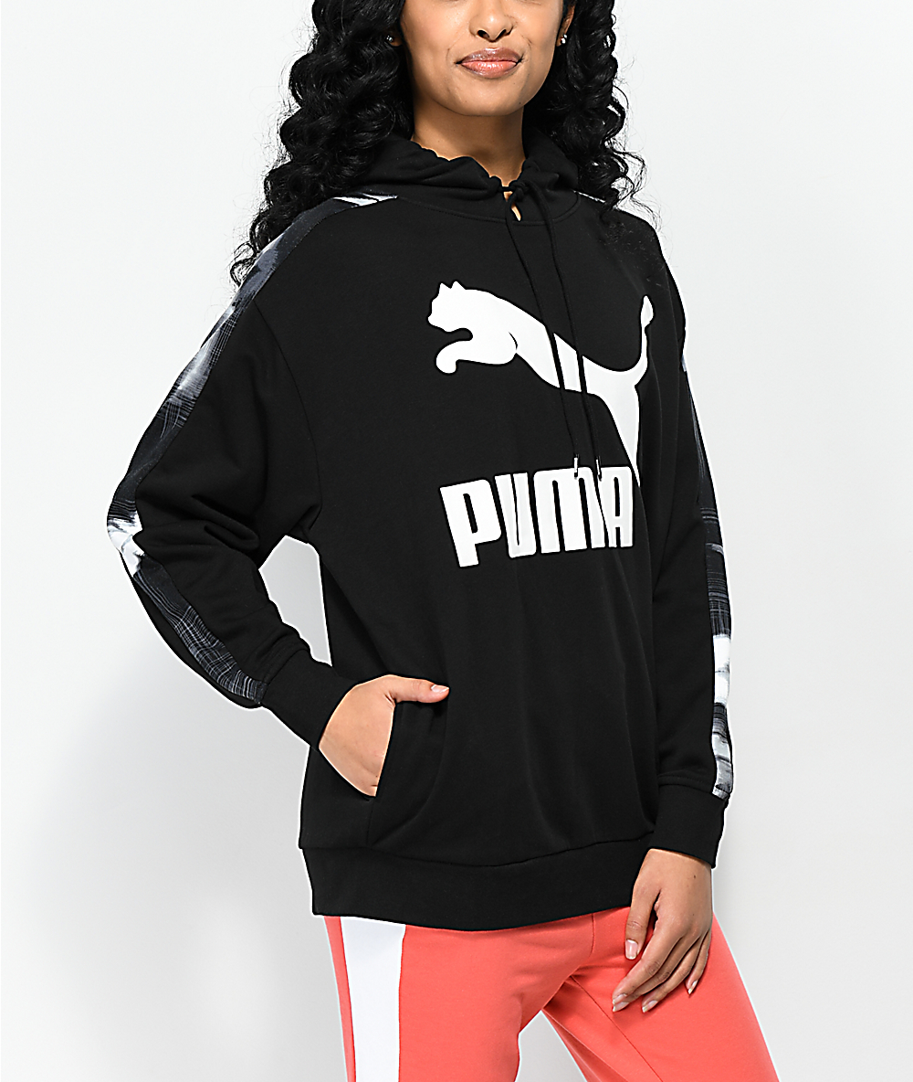 puma classic logo t7 hoodie