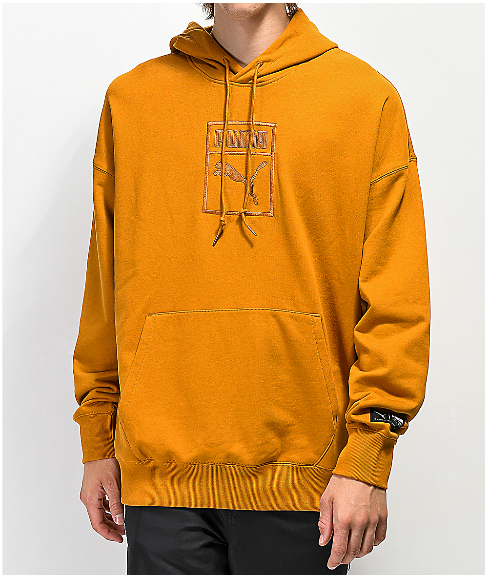 puma hoodie gold