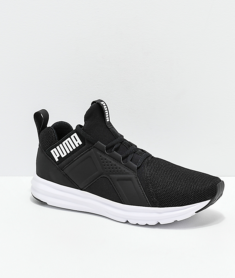 puma enzo black and white