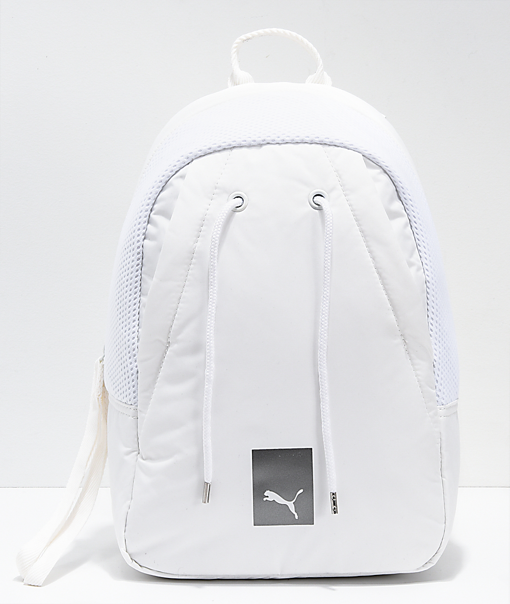 puma white backpack