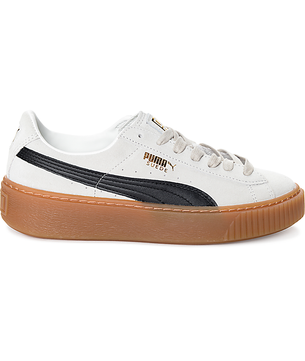 puma suede platform core
