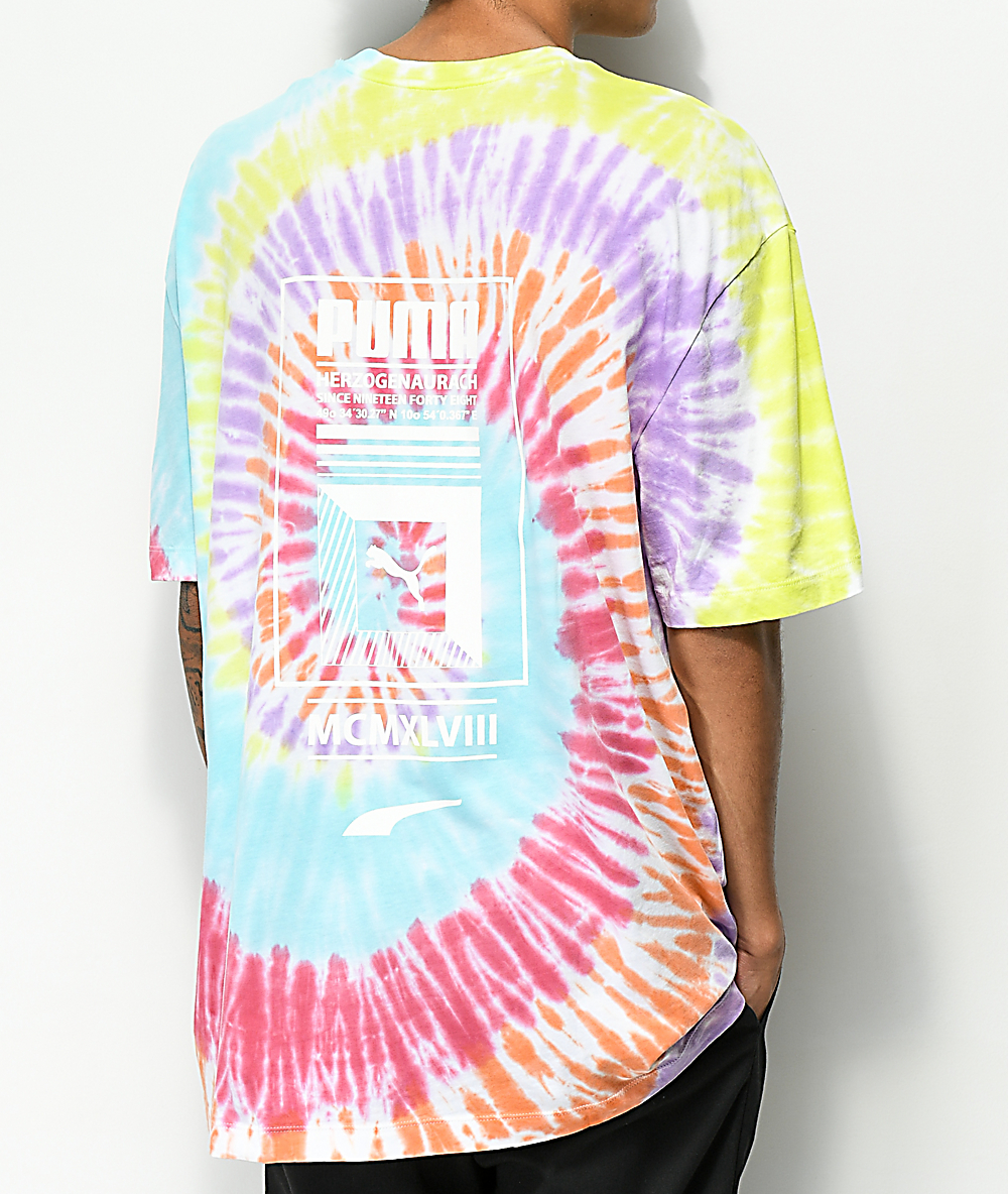 puma tie dye t shirt