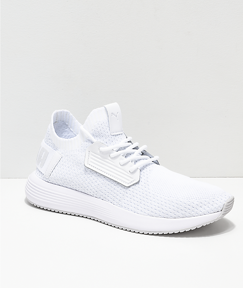 puma zapatos blancos
