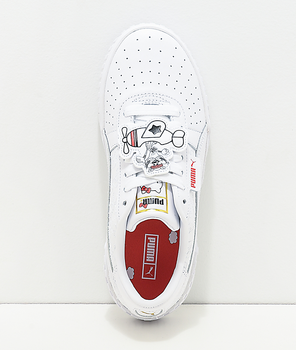 Puma x hello kitty california white & red shoes best sale