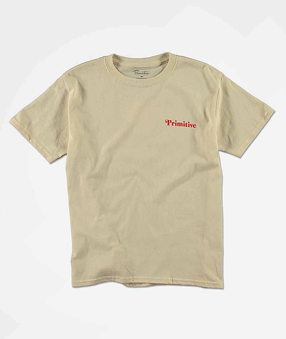 cream t shirt