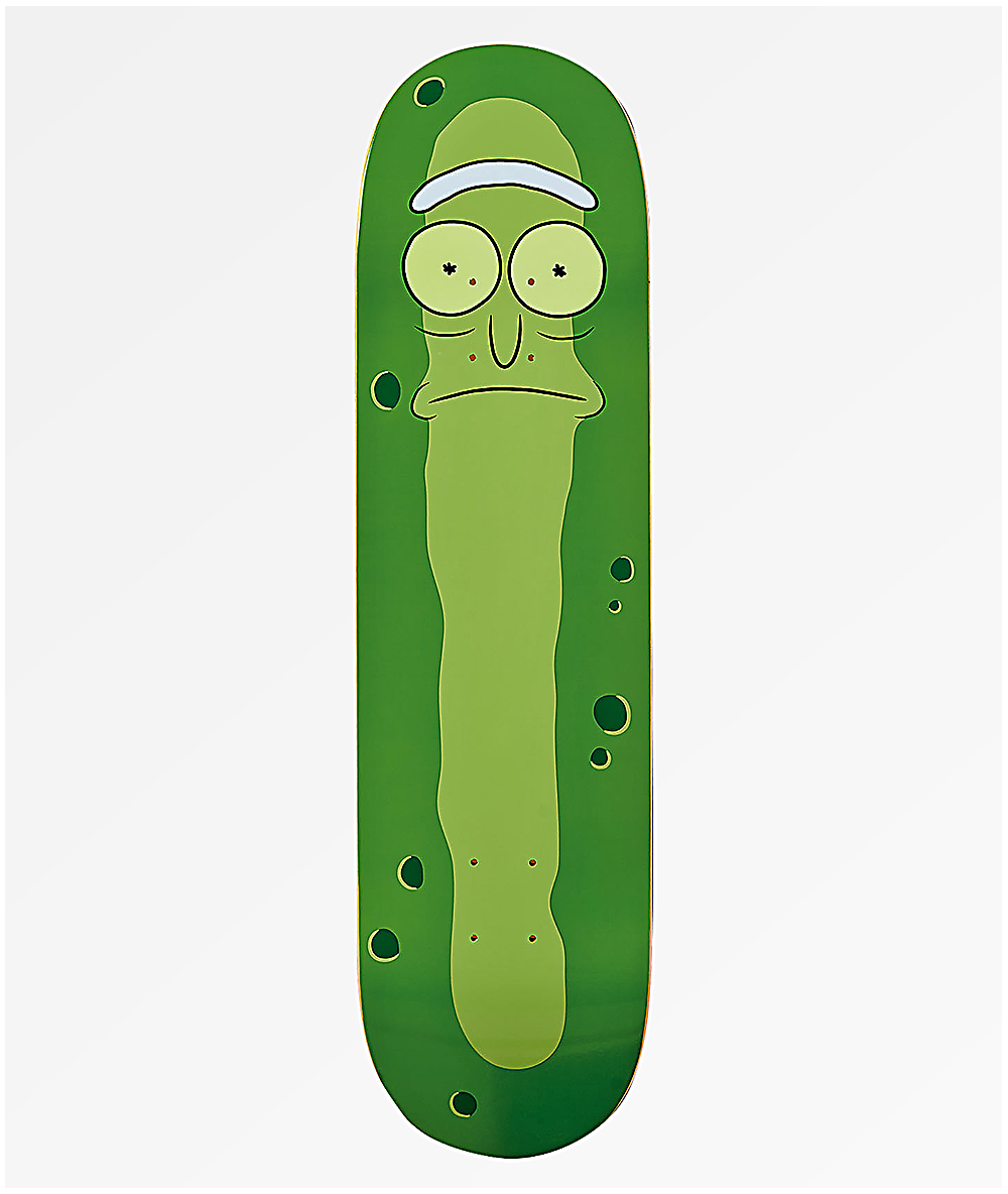 Primitive x Rick and Morty Pickle Rick Skateboard Deck