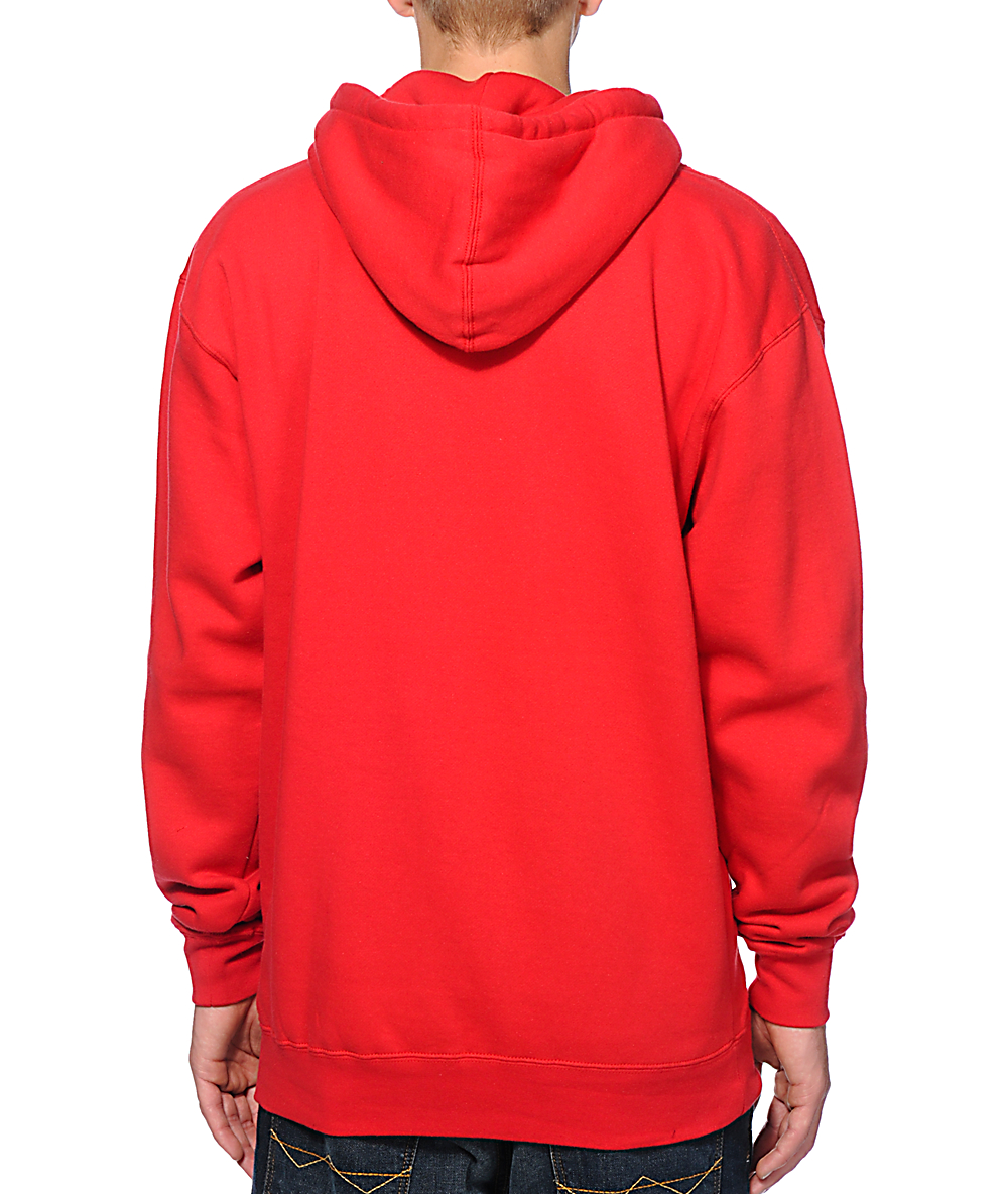 REBEL8 Unstoppable Red Pullover Hoodie | Zumiez