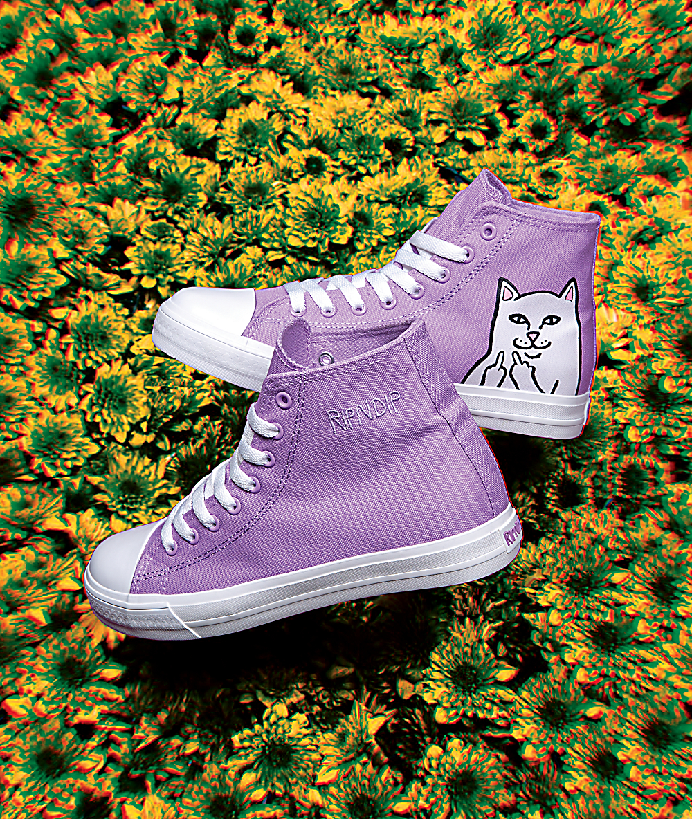 ripndip purple shoes