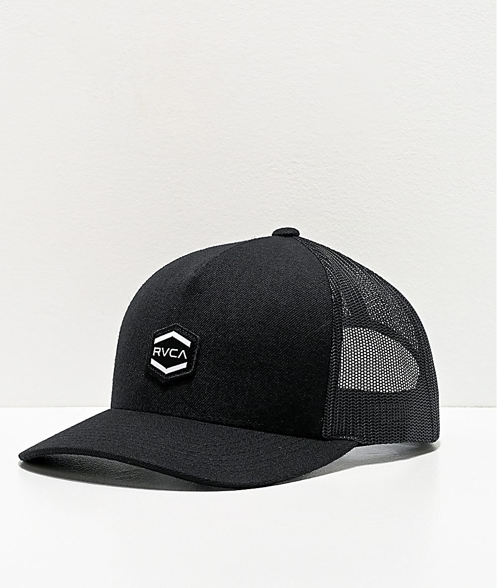 all black mesh hat