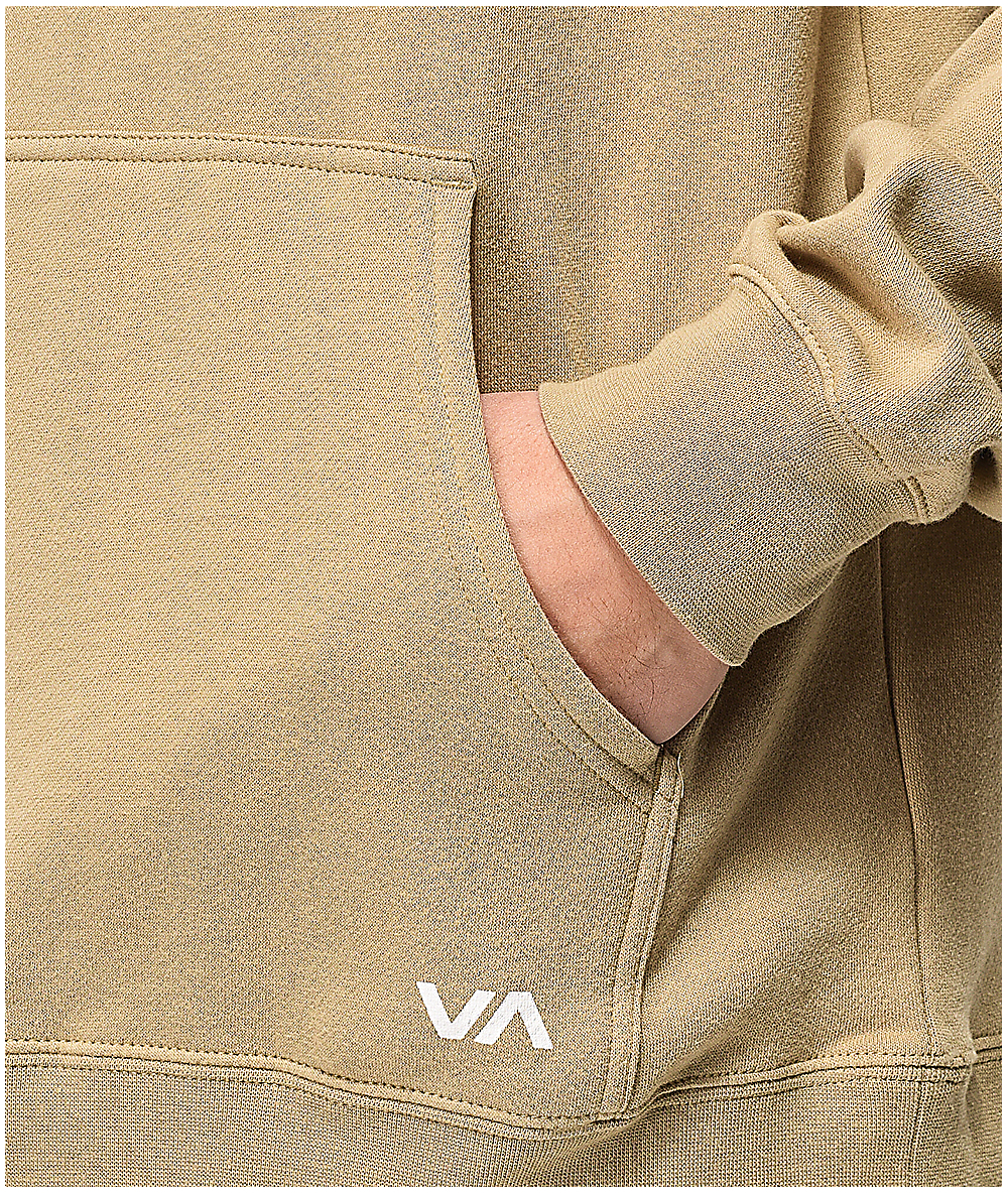 rvca khaki hoodie