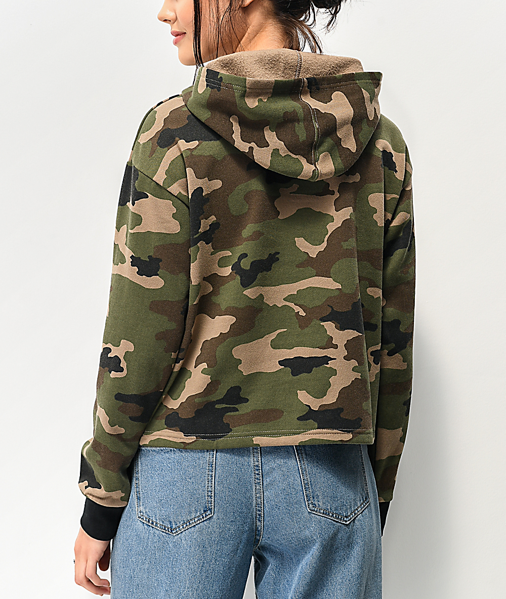 rvca camo hoodie