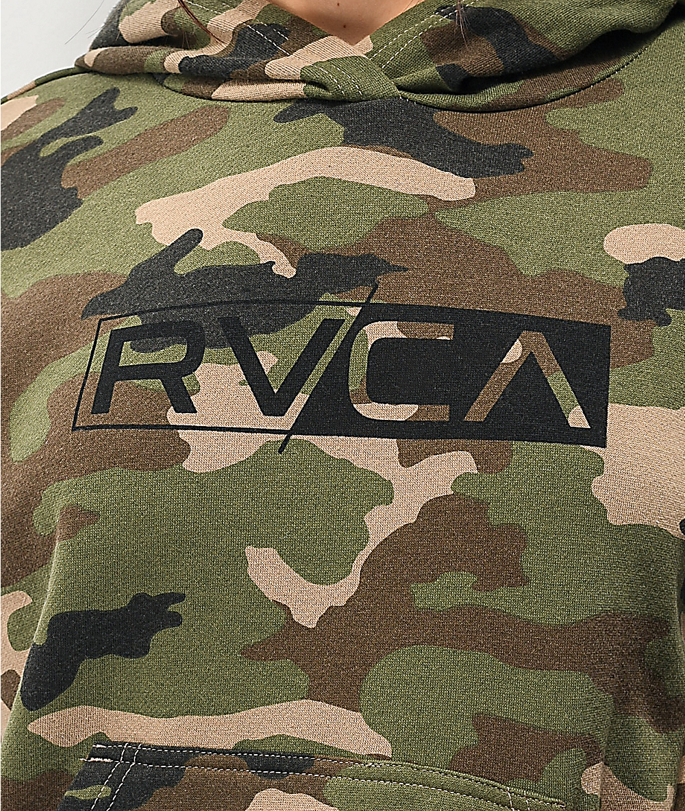 rvca camo hoodie