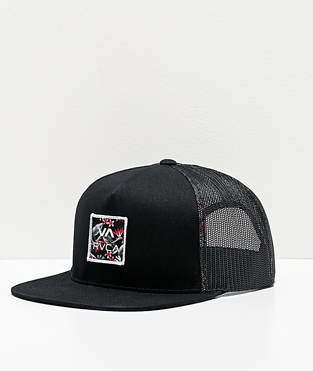 all black mesh hat