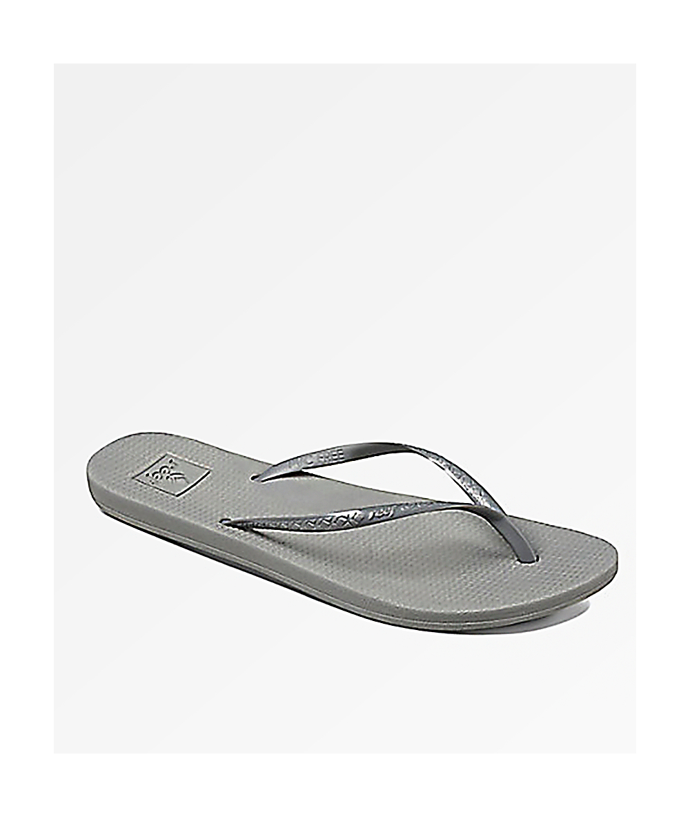 reef pewter flip flops