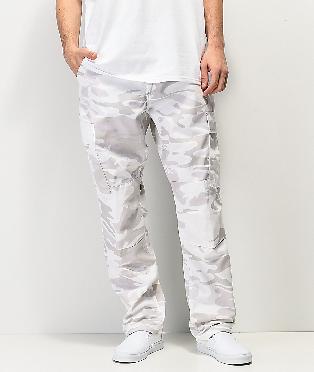 white camo sweatpants