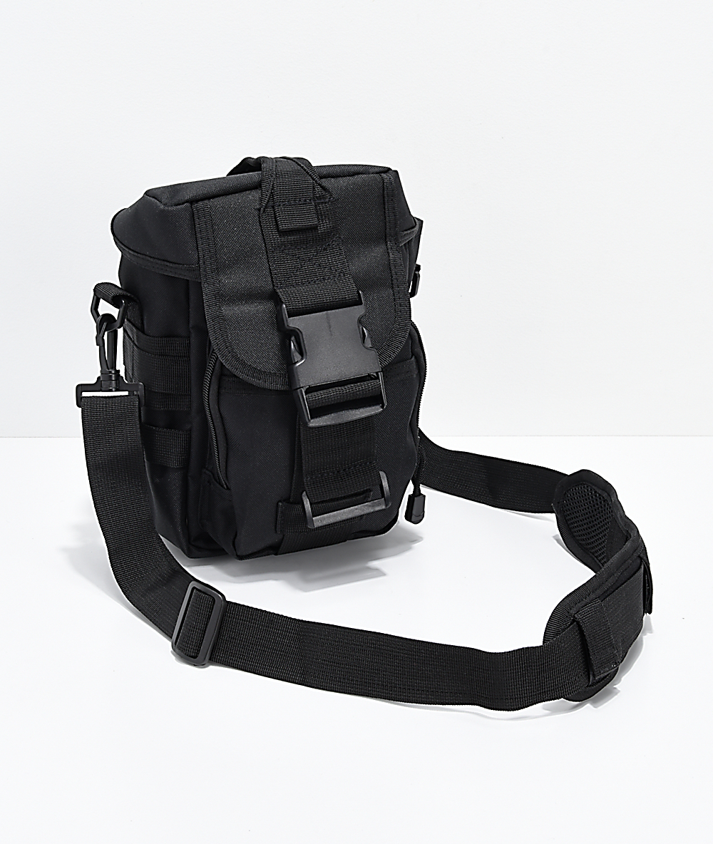 Rothco Flexipack Black Tactical Shoulder Bag