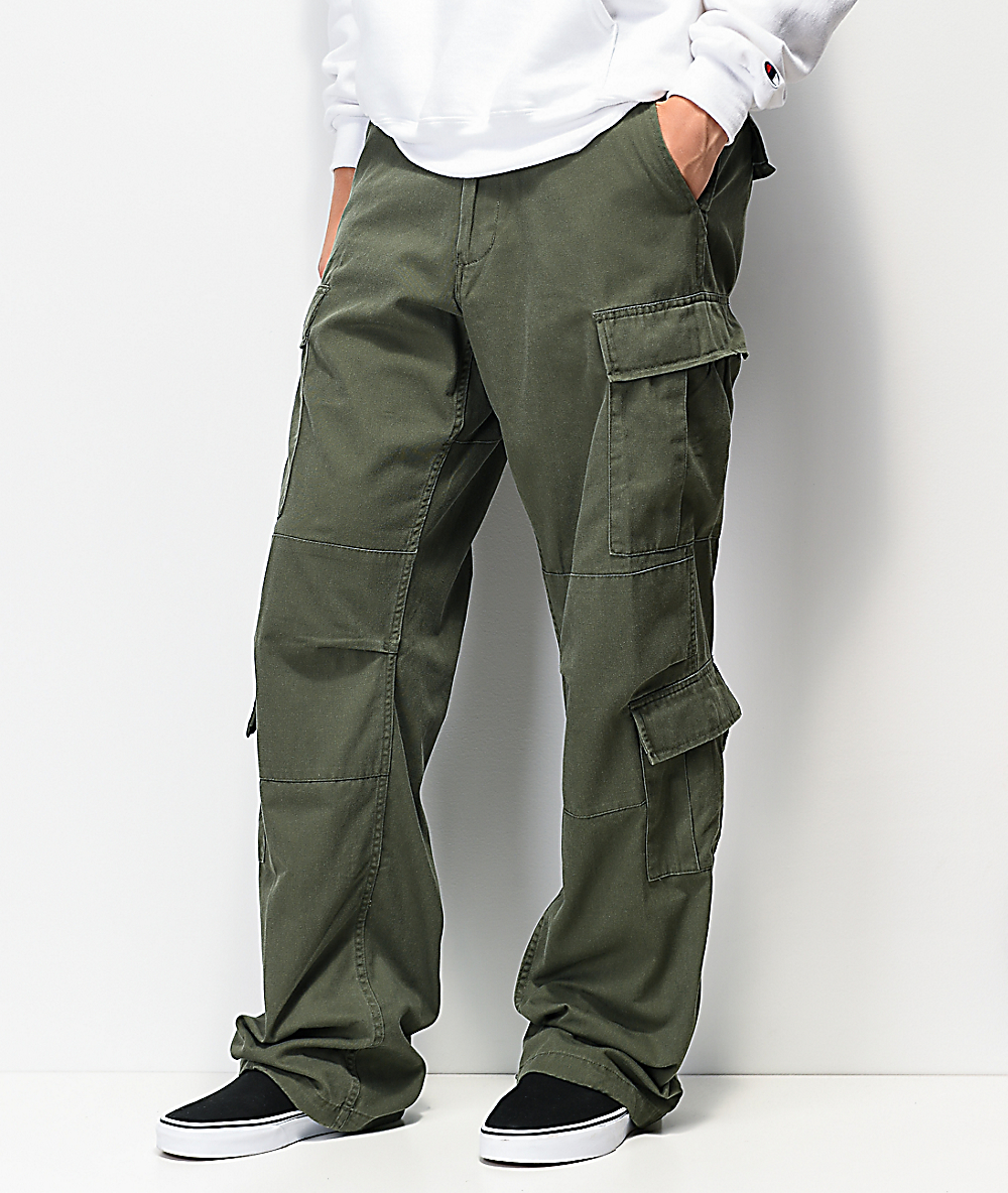 Chocolate Brown Vintage Paratrooper Cargo Pants