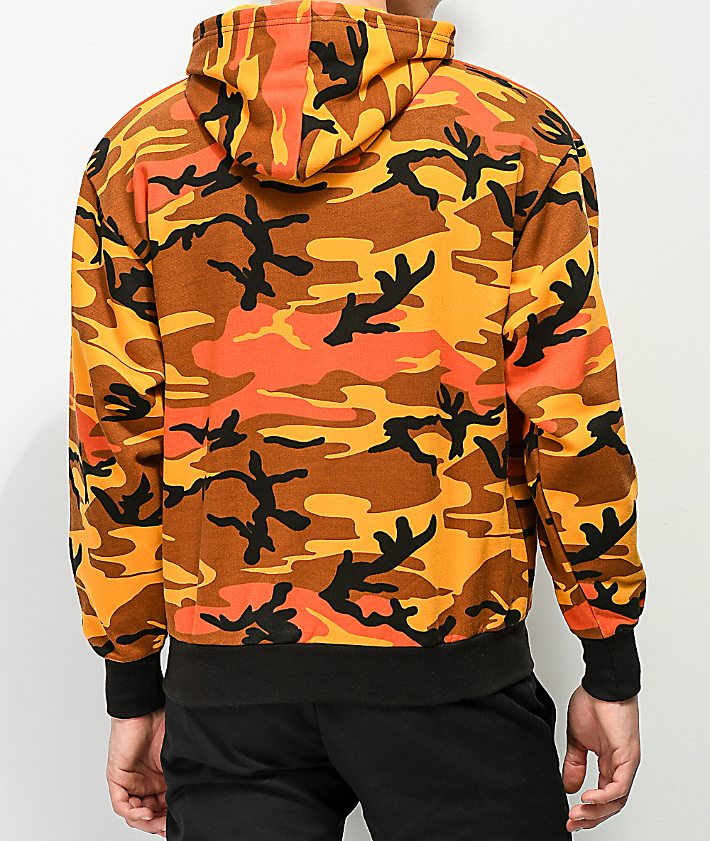 yellow camo sweatshirt