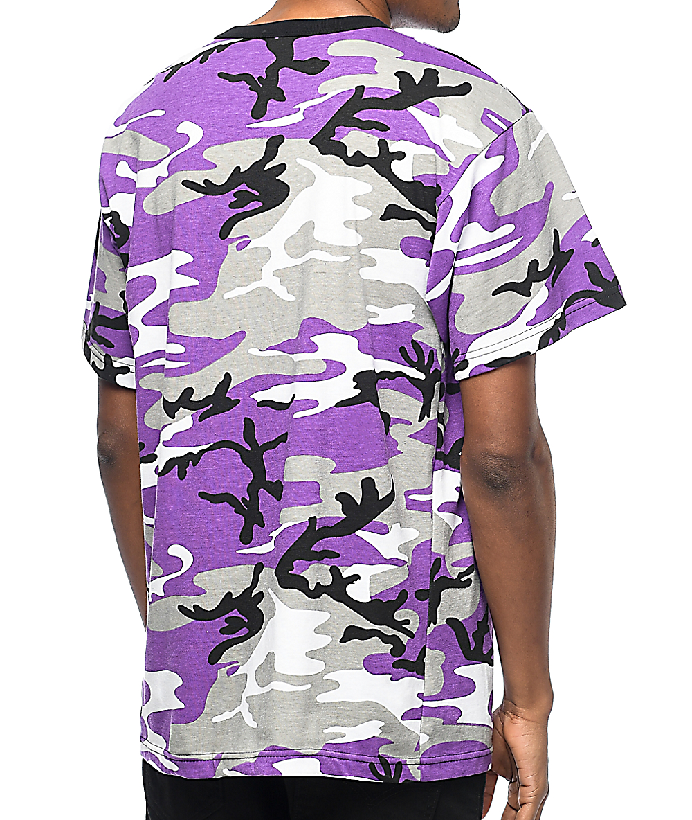 UV PurpleTactical Huntress Clothing Rothco Womens Camo T-Shirt