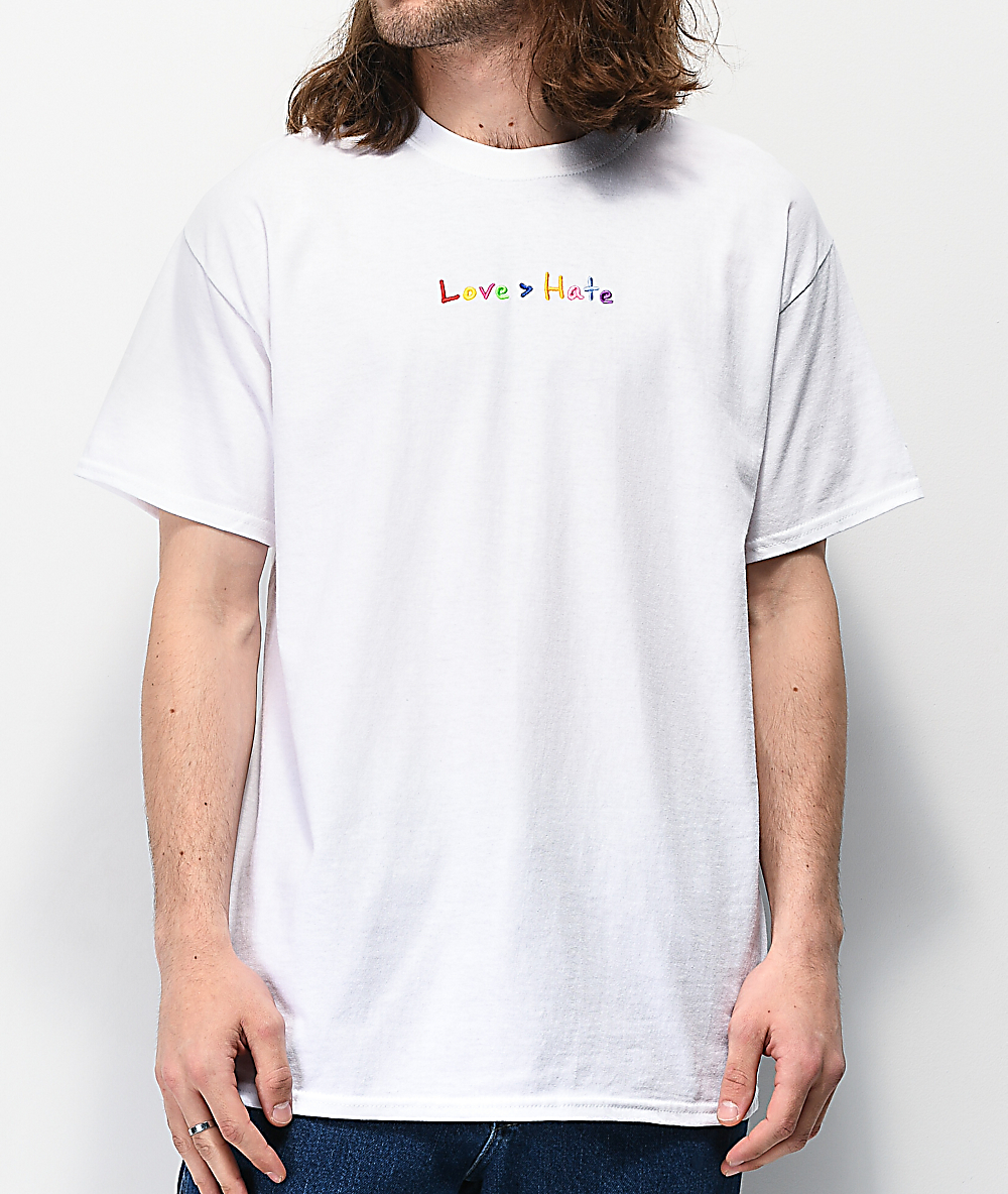 White T-Shirt Purdy Roy Love Hate