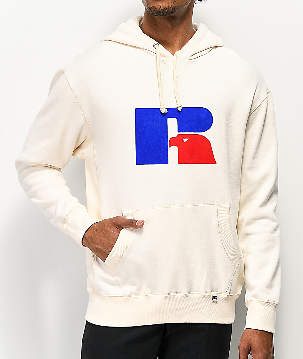 russell athletic zip up hoodie