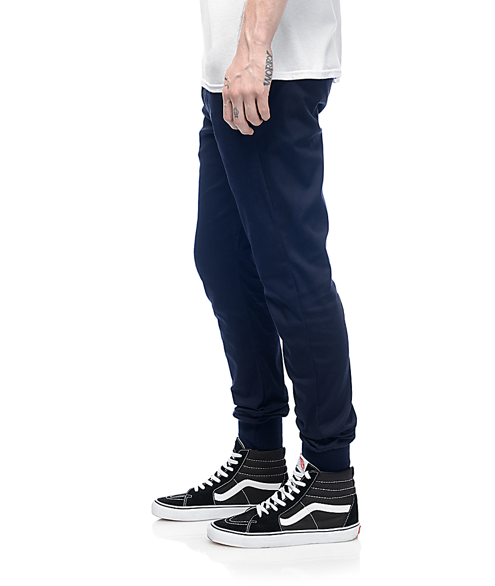 rustic blue joggers