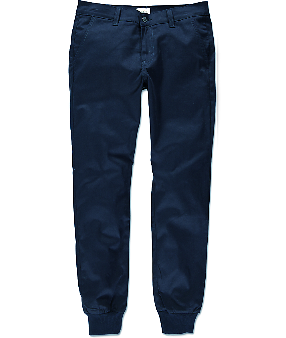 rustic blue joggers