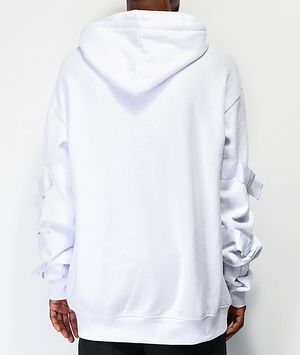 white jacket hoodie